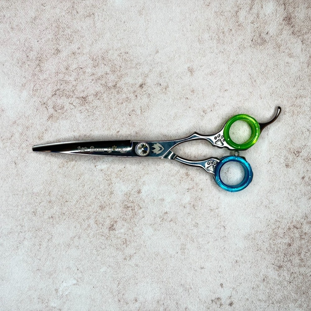 Freebird Grooming Shears Set: 6  Thinning, 7  Straight, 6.5  Curved   Case - Picture 4 of 10